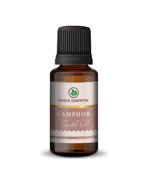Korus Essential Camphor Oil – 100% Pure Therapeutic Grade for Hair Growth, Pain Relief, and Aromatherapy Uses - Health N Wellness Shop