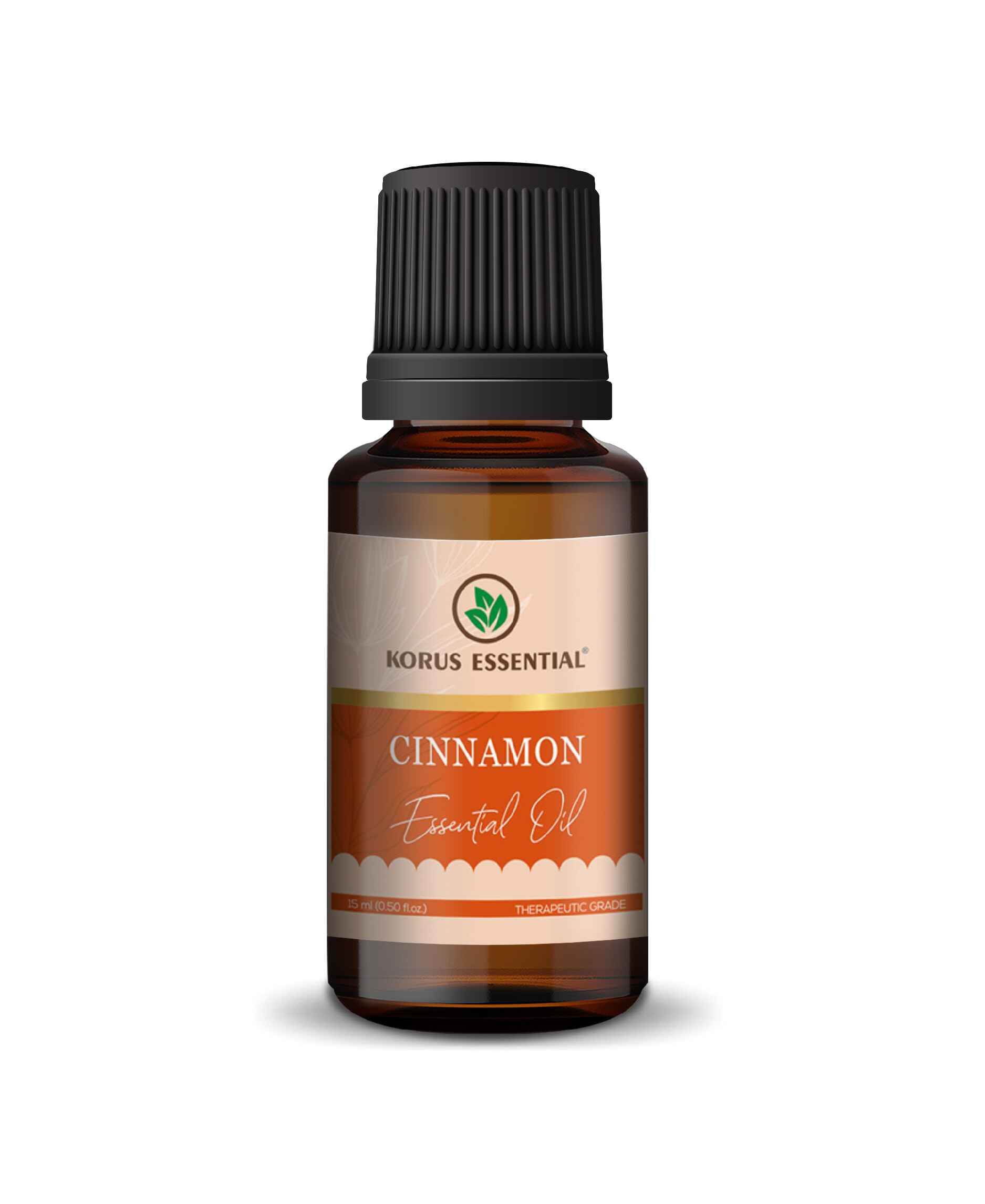 Korus Essential Cinnamon Oil – Therapeutic Grade Benefits, Uses & Pure Cinnamon Bark Oil - Health N Wellness Shop