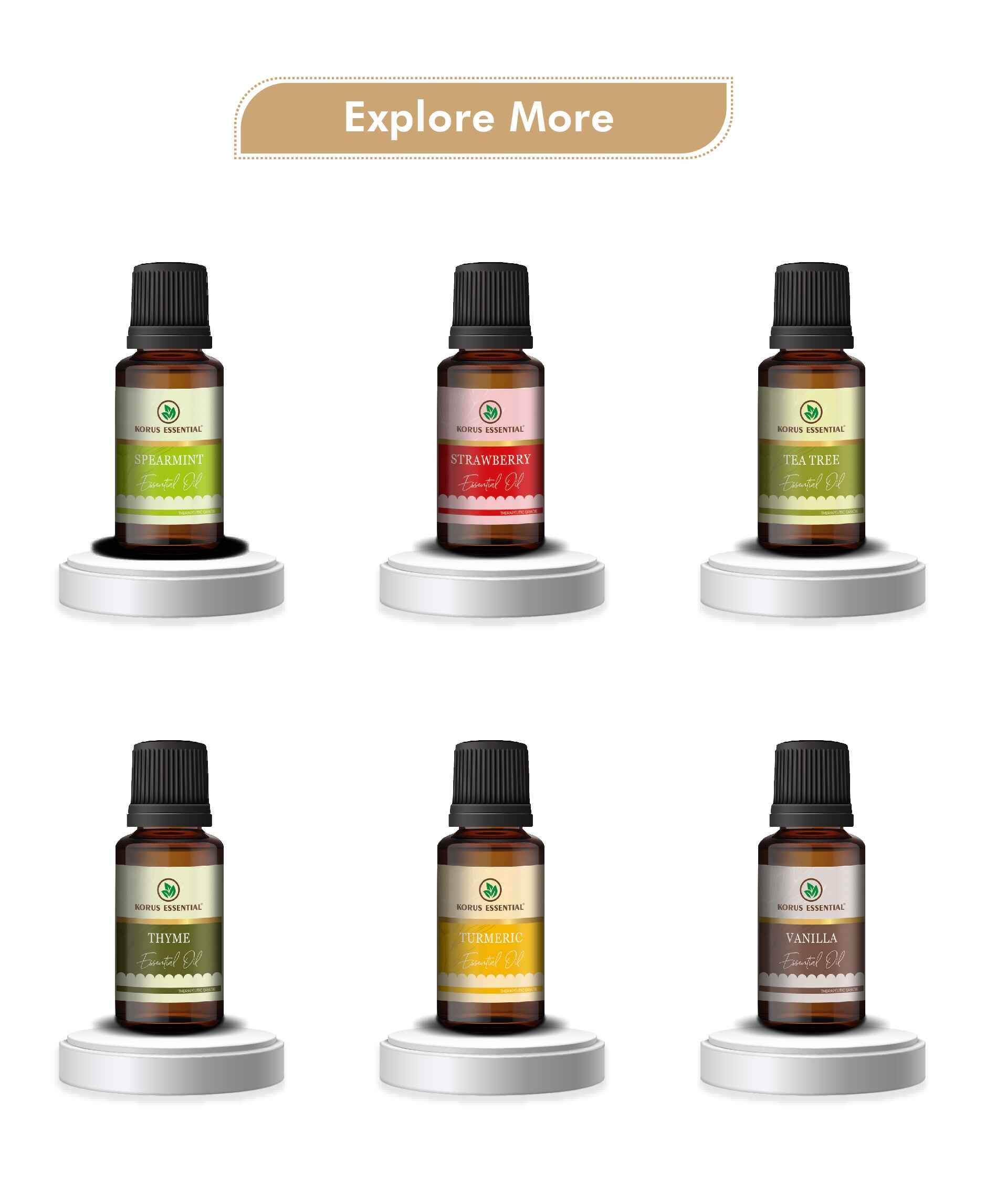 Korus Essential Sandalwood Oil – 100% Pure Therapeutic Grade Indian Sandalwood Essential Oil for Aromatherapy, Skin Care & Relaxation - Health N Wellness Shop